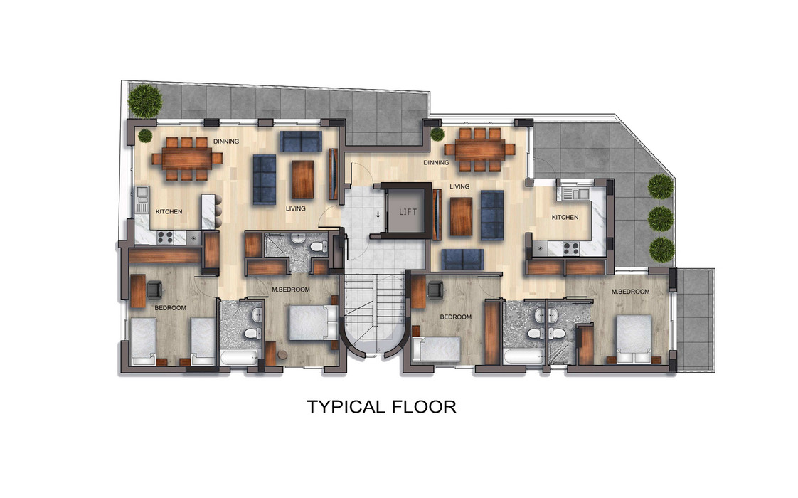 2 Bedrooms Apartment in Agios Athanasios, Limassol