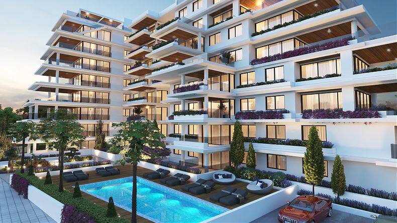 2 Bedrooms Apartment in Larnaca, Larnaca