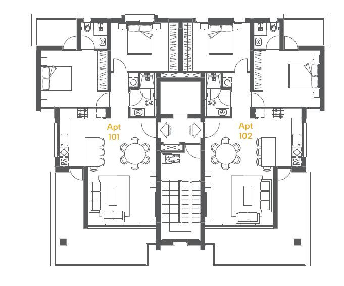2 Bedrooms Apartment in Neapolis, Limassol