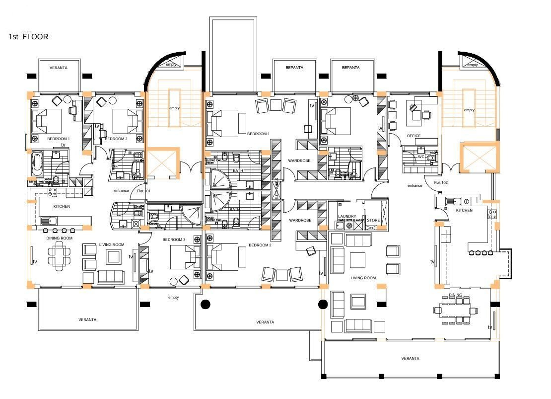 3 Bedrooms Apartment in Agios Tychonas, Limassol
