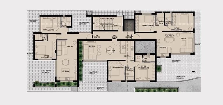 2 Bedrooms Apartment in Agia Fyla, Limassol