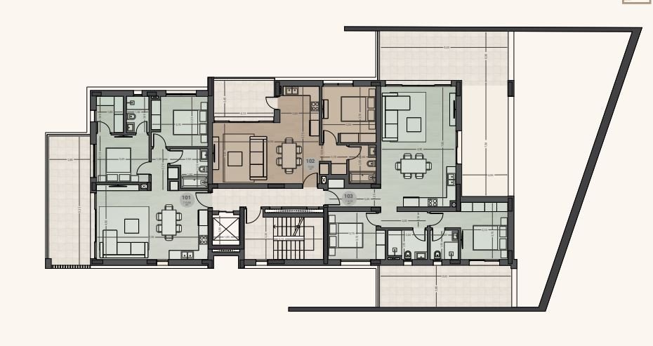 1 Bedrooms Apartment in Columbia, Limassol
